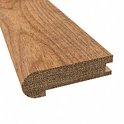Prefinished Distressed Hannah Point Hardwood 3/4 in thick x 3.125 in wide x 78 in Length Stair Nose